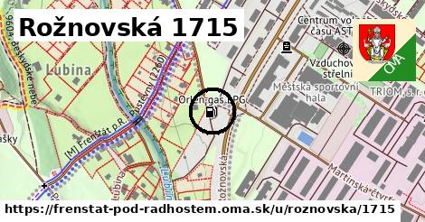 Rožnovská 1715, Frenštát pod Radhoštěm