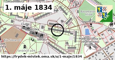 1. máje 1834, Frýdek-Místek