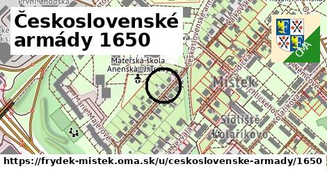 Československé armády 1650, Frýdek-Místek