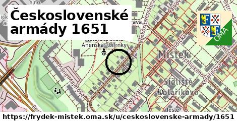 Československé armády 1651, Frýdek-Místek