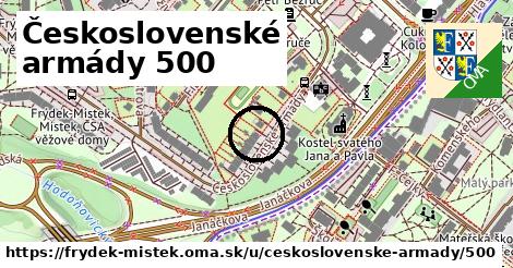 Československé armády 500, Frýdek-Místek