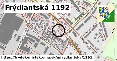 Frýdlantská 1192, Frýdek-Místek