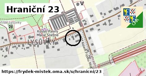 Hraniční 23, Frýdek-Místek