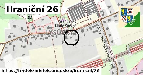 Hraniční 26, Frýdek-Místek