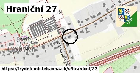 Hraniční 27, Frýdek-Místek