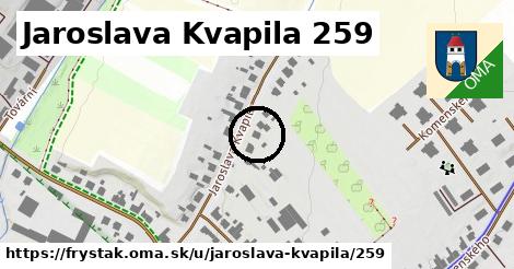 Jaroslava Kvapila 259, Fryšták