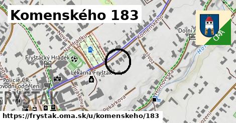 Komenského 183, Fryšták