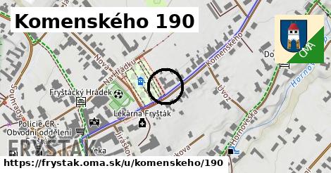 Komenského 190, Fryšták