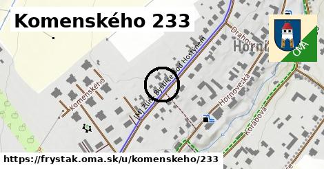 Komenského 233, Fryšták