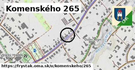 Komenského 265, Fryšták