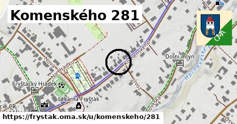 Komenského 281, Fryšták