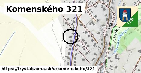 Komenského 321, Fryšták