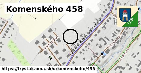 Komenského 458, Fryšták