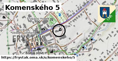 Komenského 5, Fryšták