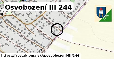 Osvobození III 244, Fryšták