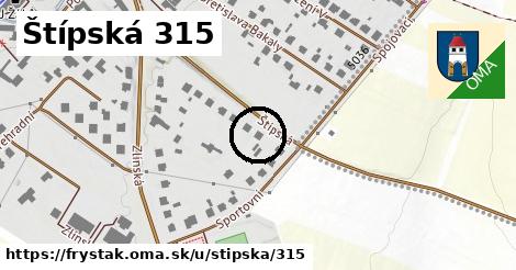 Štípská 315, Fryšták
