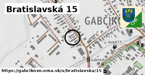 Bratislavská 15, Gabčíkovo