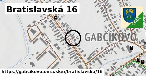 Bratislavská 16, Gabčíkovo