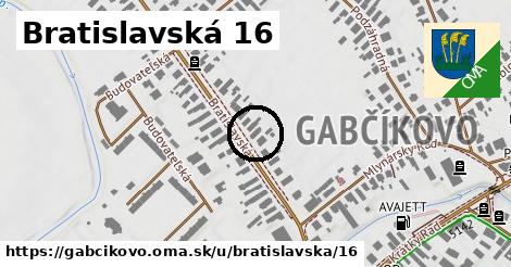 Bratislavská 16, Gabčíkovo