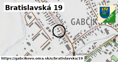 Bratislavská 19, Gabčíkovo