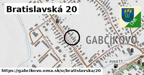 Bratislavská 20, Gabčíkovo