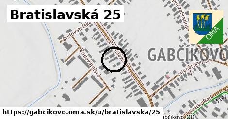 Bratislavská 25, Gabčíkovo