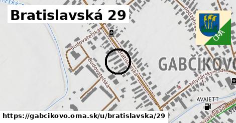 Bratislavská 29, Gabčíkovo