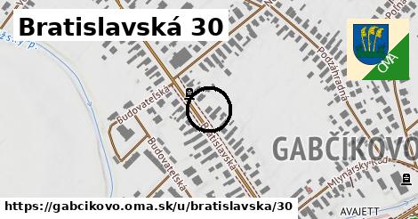 Bratislavská 30, Gabčíkovo