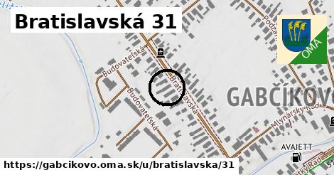 Bratislavská 31, Gabčíkovo