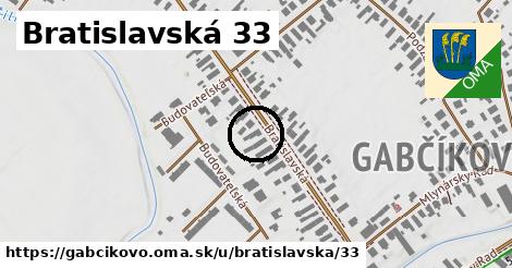 Bratislavská 33, Gabčíkovo