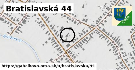Bratislavská 44, Gabčíkovo
