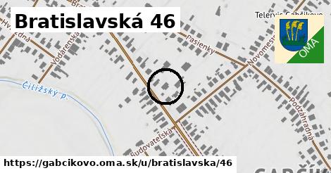 Bratislavská 46, Gabčíkovo