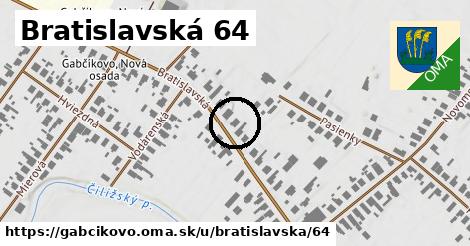 Bratislavská 64, Gabčíkovo