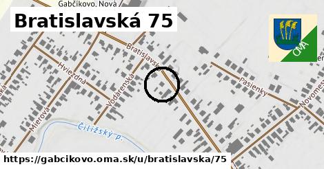 Bratislavská 75, Gabčíkovo