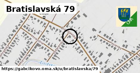 Bratislavská 79, Gabčíkovo