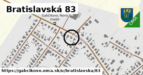 Bratislavská 83, Gabčíkovo