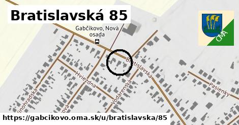 Bratislavská 85, Gabčíkovo