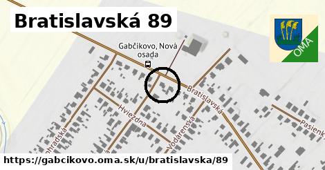 Bratislavská 89, Gabčíkovo