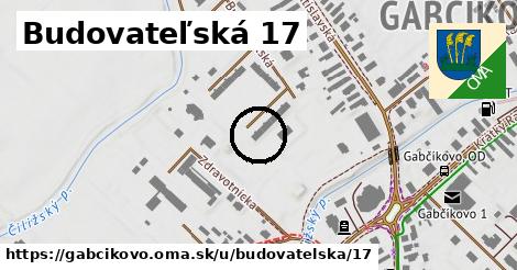 Budovateľská 17, Gabčíkovo