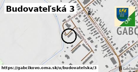 Budovateľská 3, Gabčíkovo