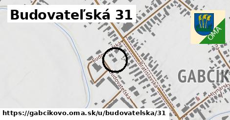 Budovateľská 31, Gabčíkovo