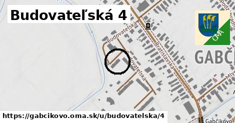 Budovateľská 4, Gabčíkovo