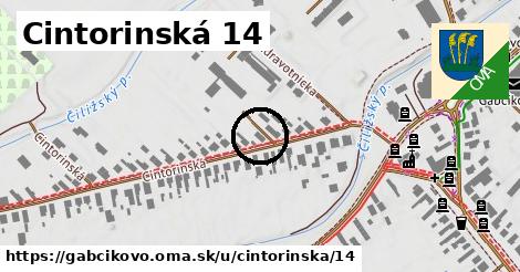 Cintorinská 14, Gabčíkovo