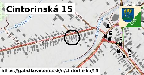 Cintorinská 15, Gabčíkovo