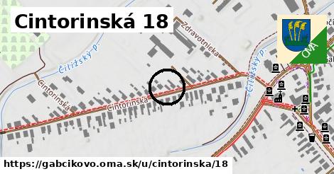 Cintorinská 18, Gabčíkovo