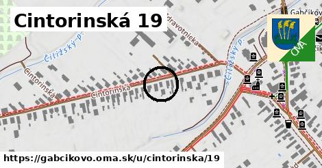 Cintorinská 19, Gabčíkovo