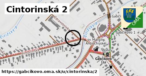 Cintorinská 2, Gabčíkovo