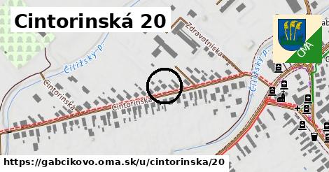 Cintorinská 20, Gabčíkovo