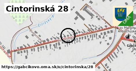 Cintorinská 28, Gabčíkovo