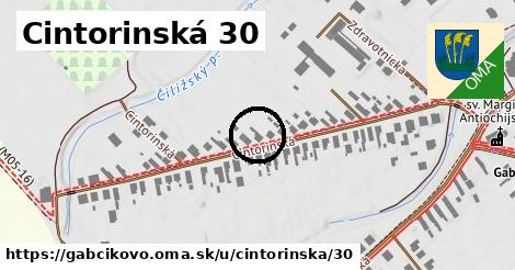 Cintorinská 30, Gabčíkovo
